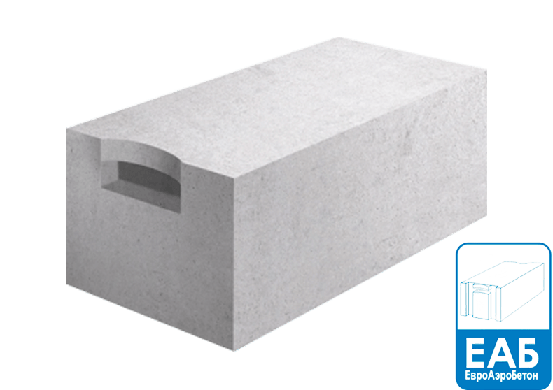 Газобетон ЕАБ (ЕвроАэроБетон) 625х400х250 мм